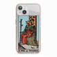 King of Wands Tarot Card iPhone 13 TPU Impact Case with Pink Edges