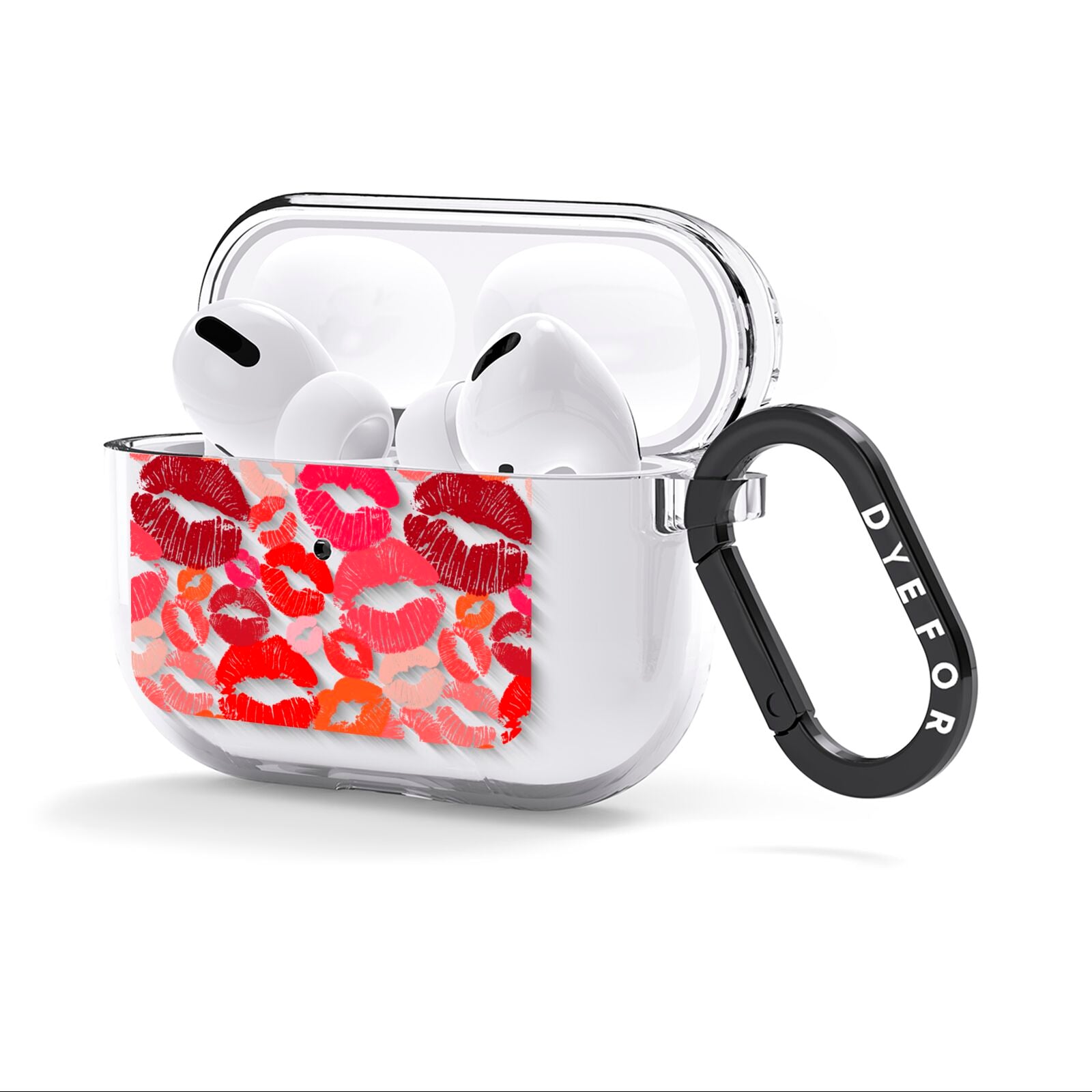 Kiss Print AirPods Clear Case 3rd Gen Side Image