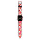 Kiss Print Apple Watch Strap with Rose Gold Hardware