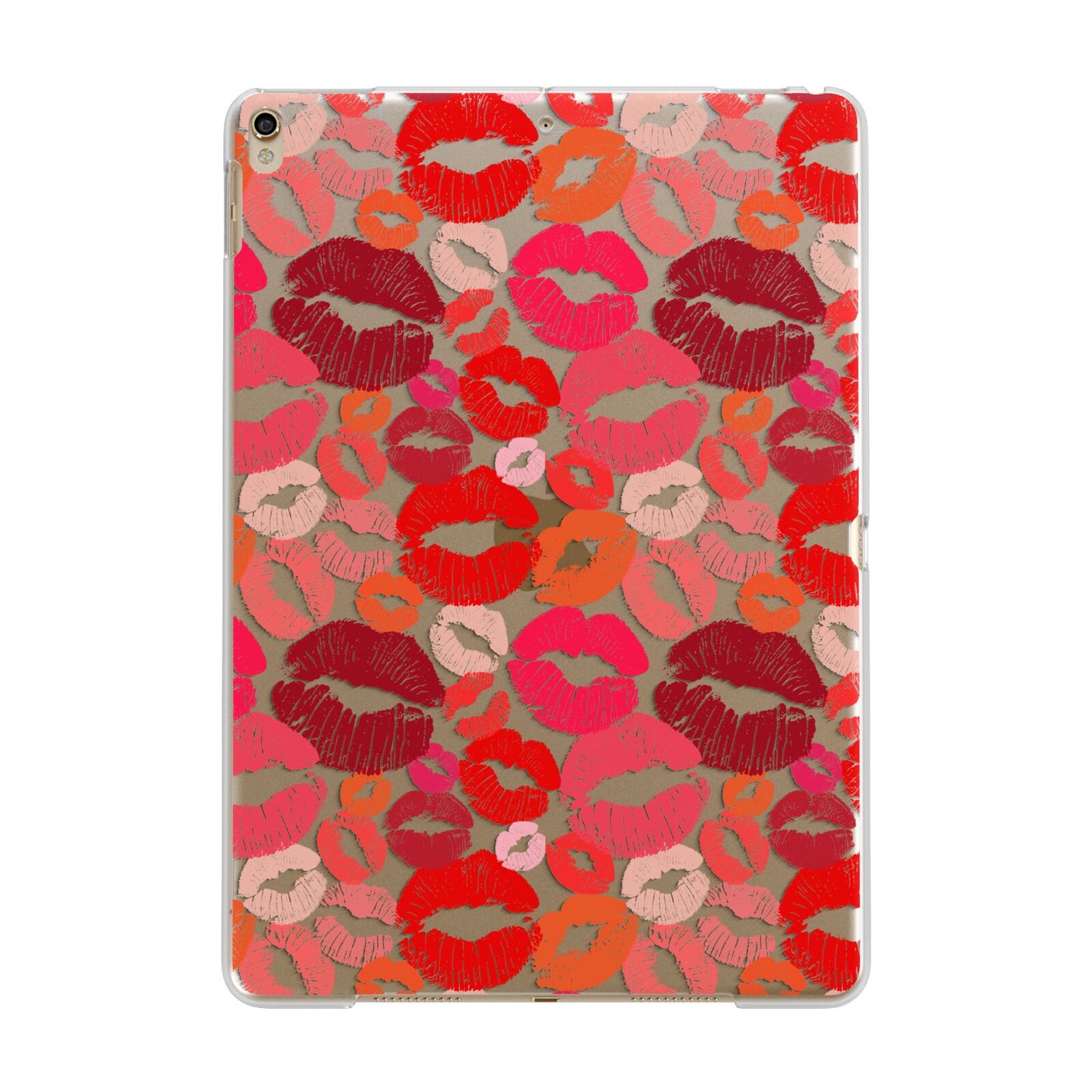 Kiss Print Apple iPad Gold Case
