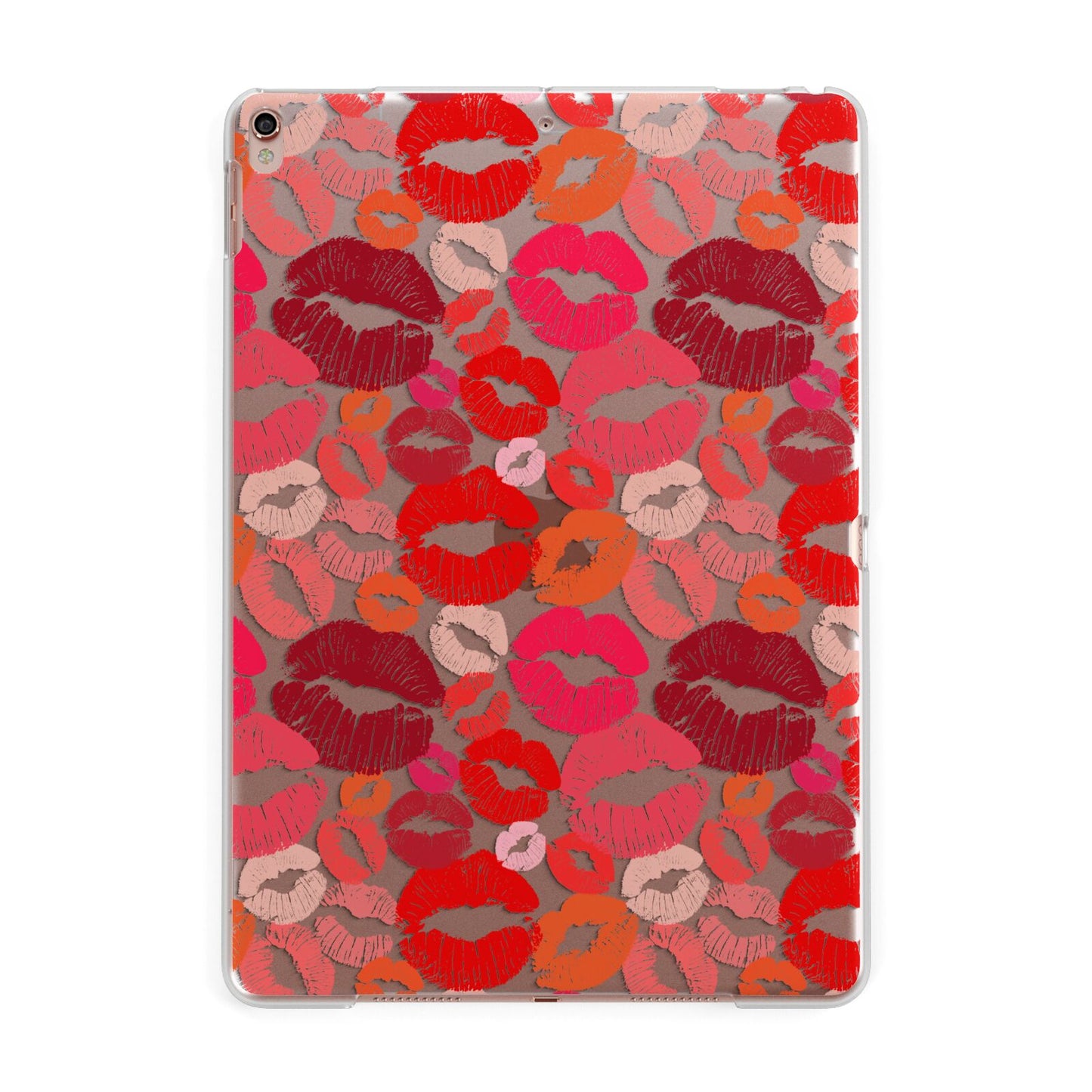 Kiss Print Apple iPad Rose Gold Case