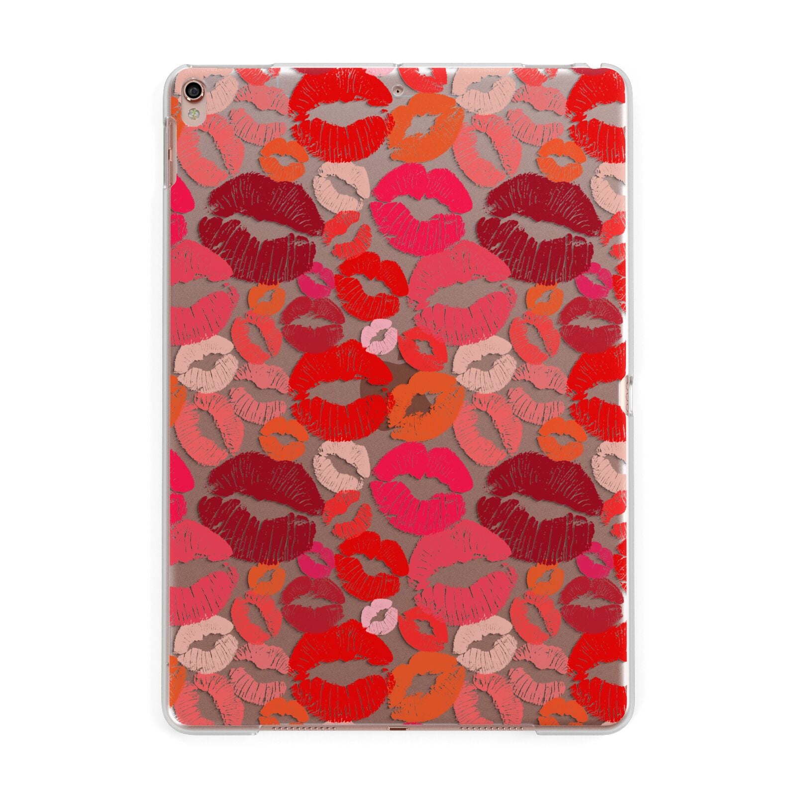 Kiss Print Apple iPad Rose Gold Case