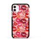 Kiss Print Apple iPhone 11 in White with Black Impact Case