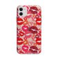 Kiss Print Apple iPhone 11 in White with Bumper Case