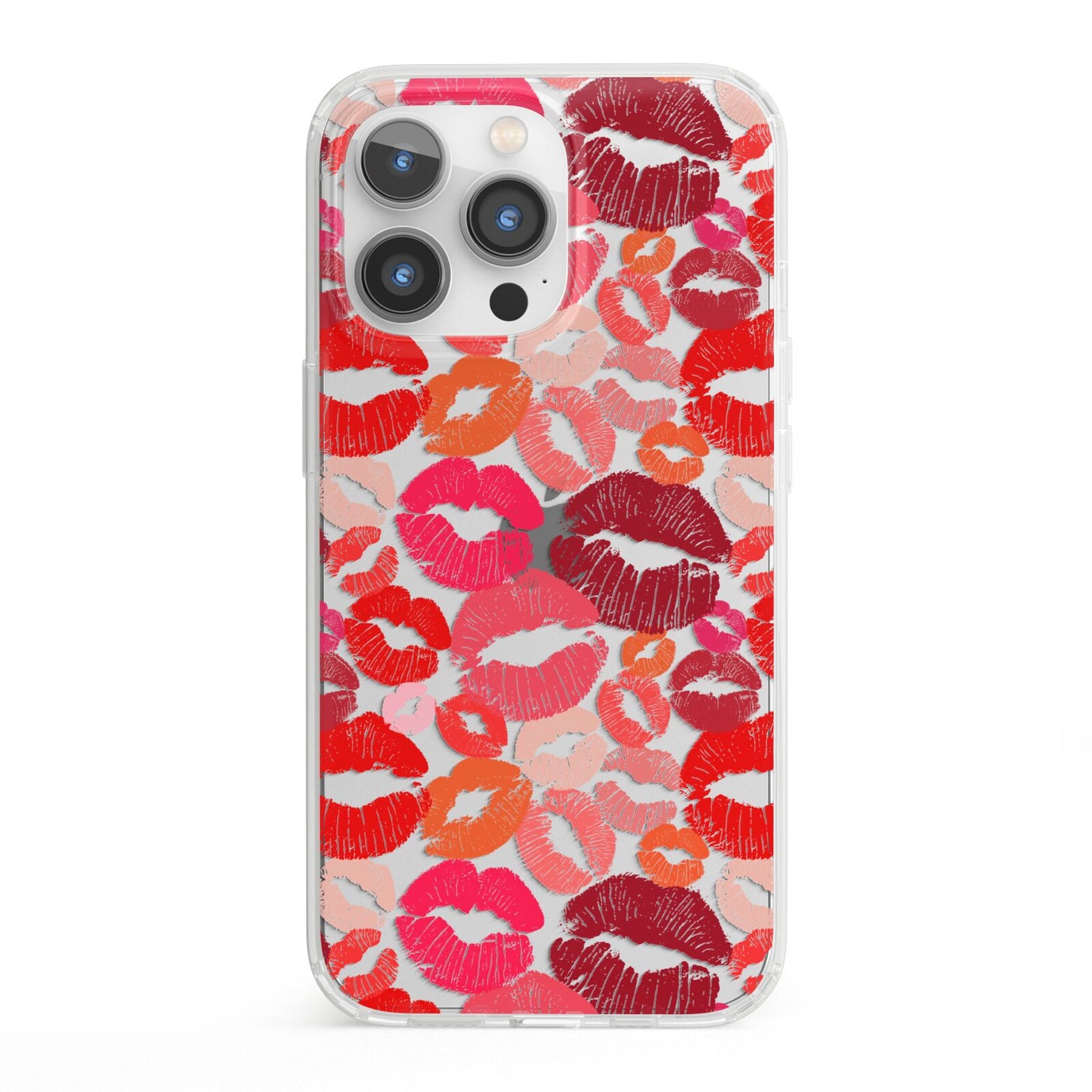 Kiss Print iPhone 13 Pro Clear Bumper Case