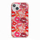 Kiss Print iPhone 13 TPU Impact Case with Pink Edges