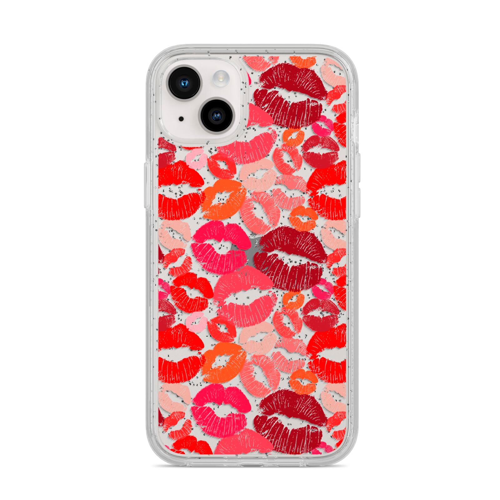 Kiss Print iPhone 14 Plus Glitter Tough Case Starlight