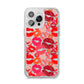 Kiss Print iPhone 14 Pro Max Glitter Tough Case Silver