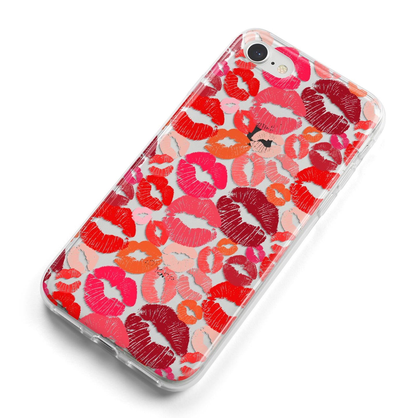 Kiss Print iPhone 8 Bumper Case on Silver iPhone Alternative Image