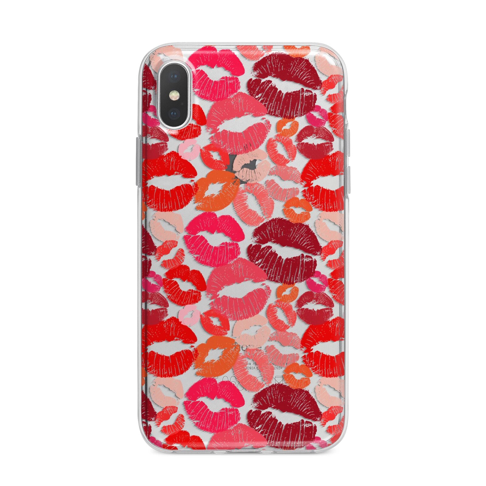 Kiss Print iPhone X Bumper Case on Silver iPhone Alternative Image 1