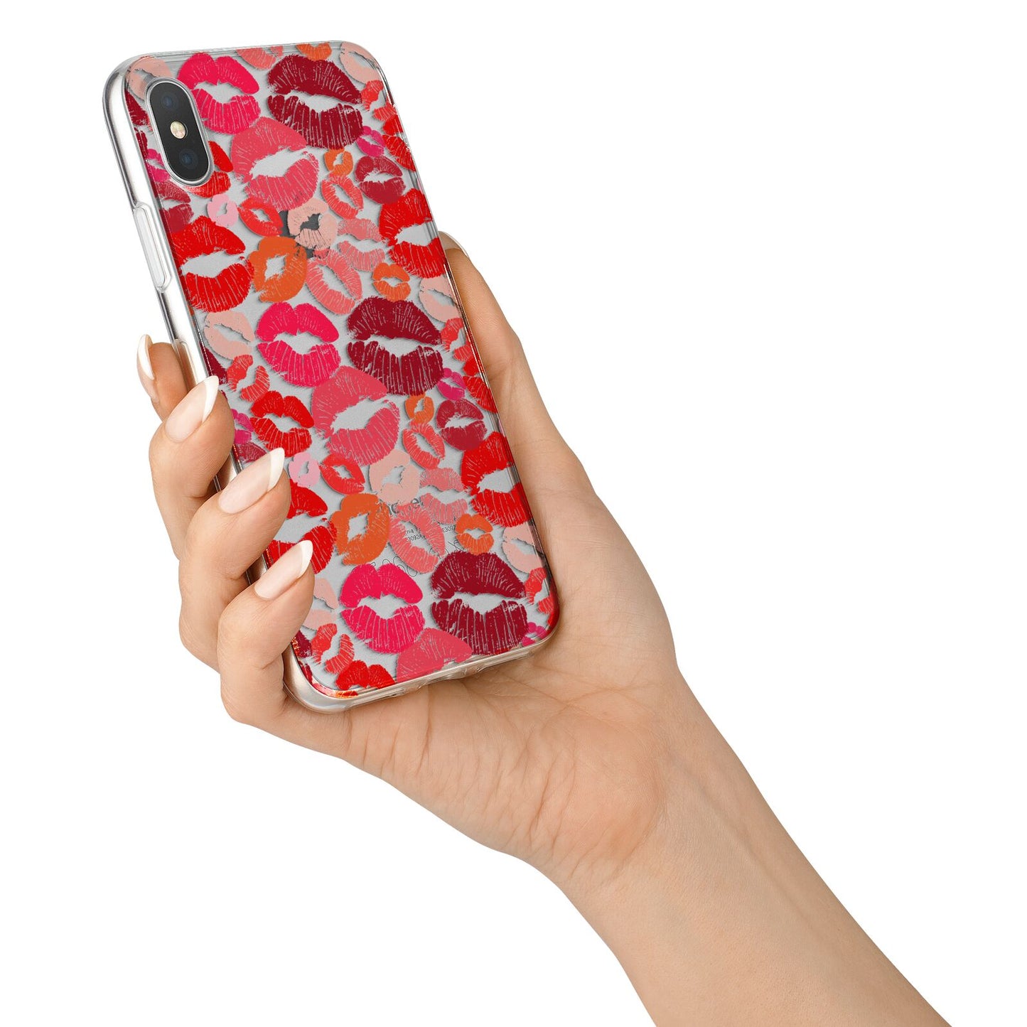 Kiss Print iPhone X Bumper Case on Silver iPhone Alternative Image 2