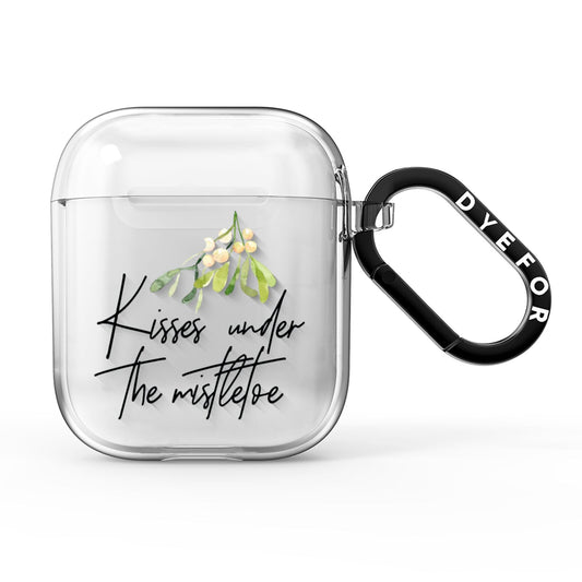 Kisses Under The Mistletoe AirPods Clear Case
