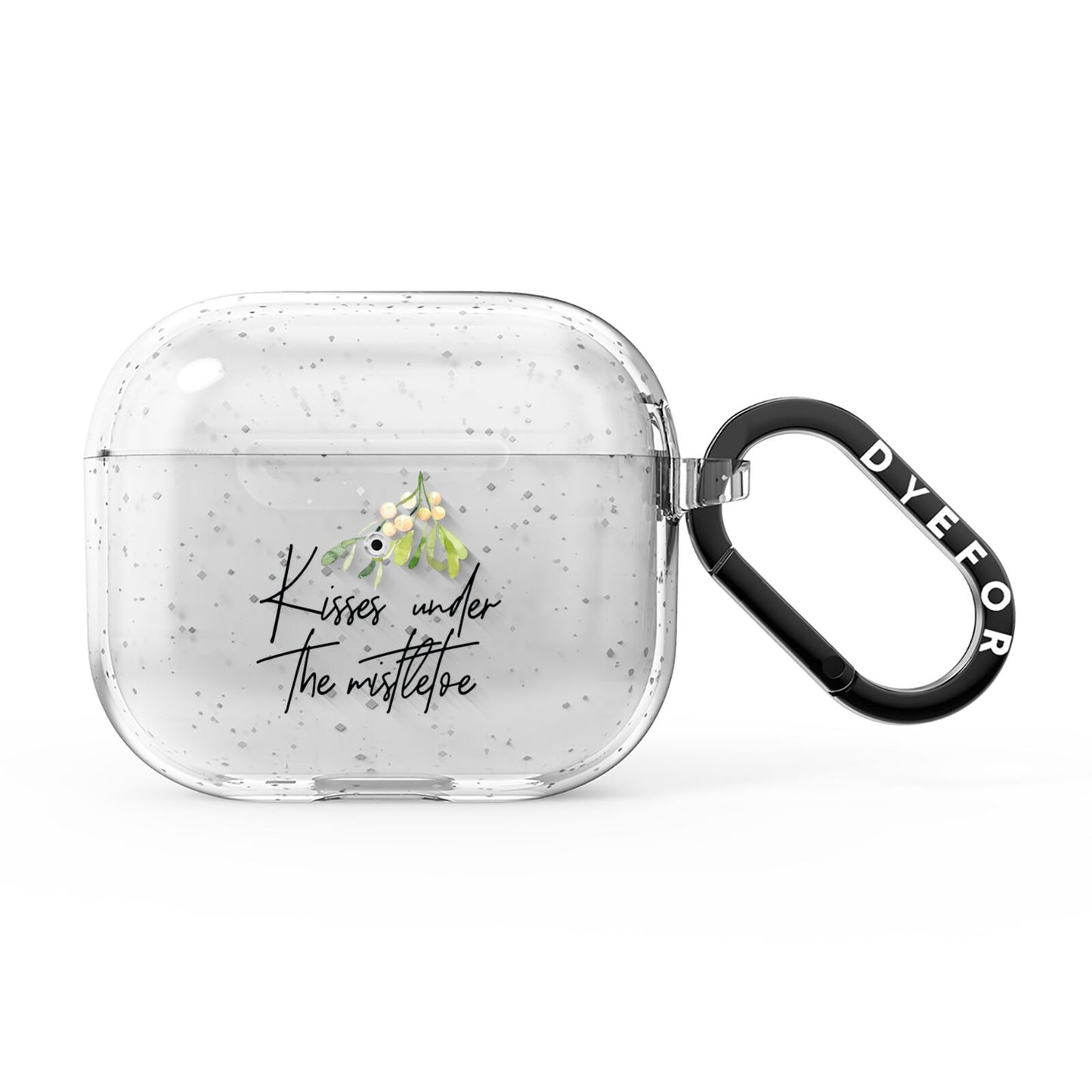 Kisses Under The Mistletoe AirPods Glitter Case 3rd Gen