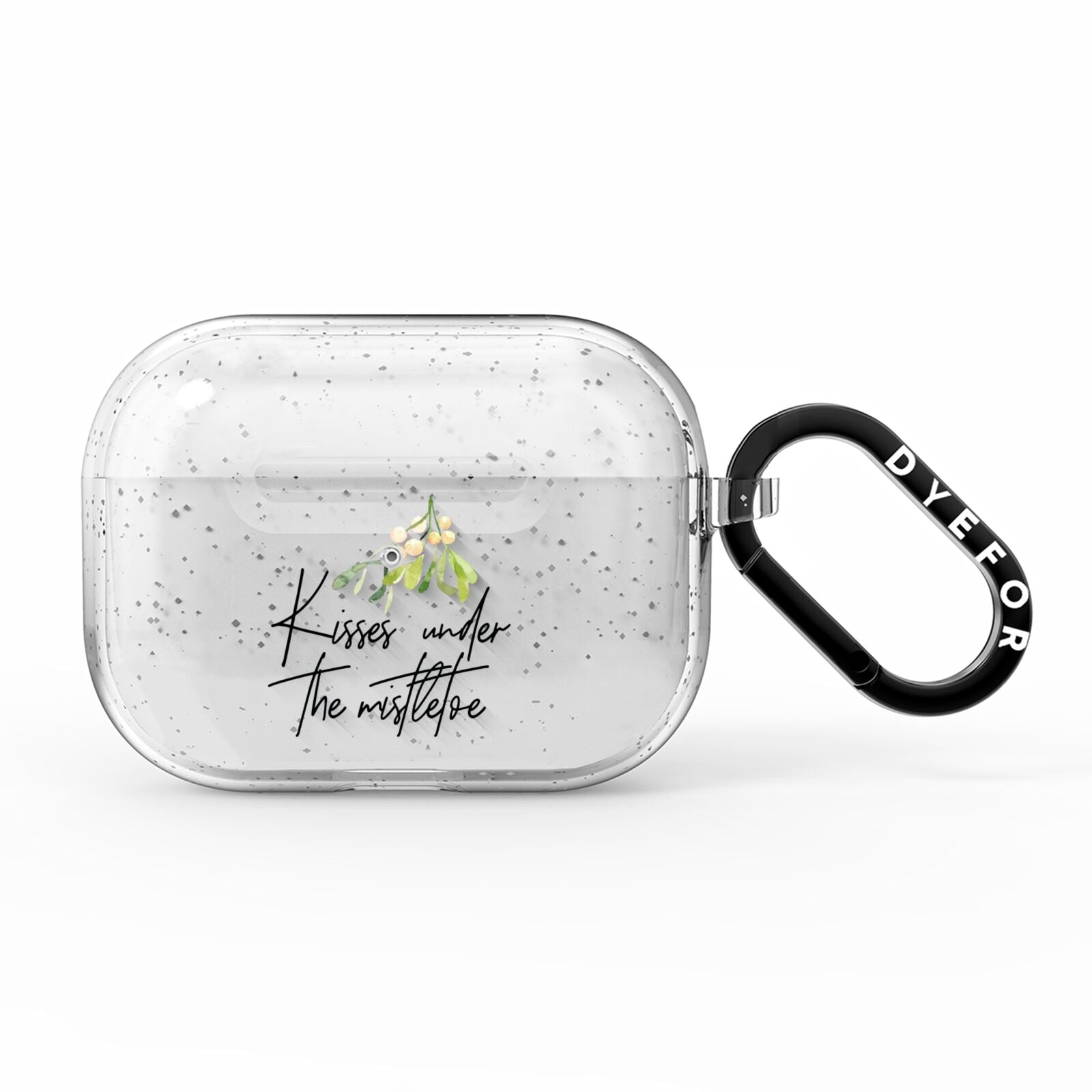 Kisses Under The Mistletoe AirPods Pro Glitter Case