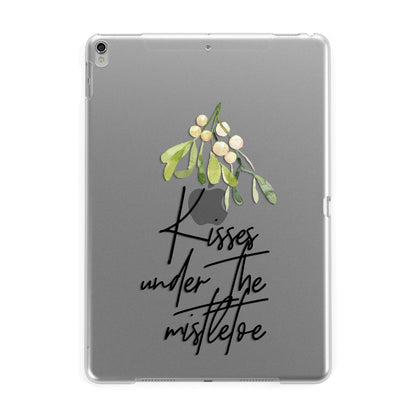 Kisses Under The Mistletoe Apple iPad Silver Case