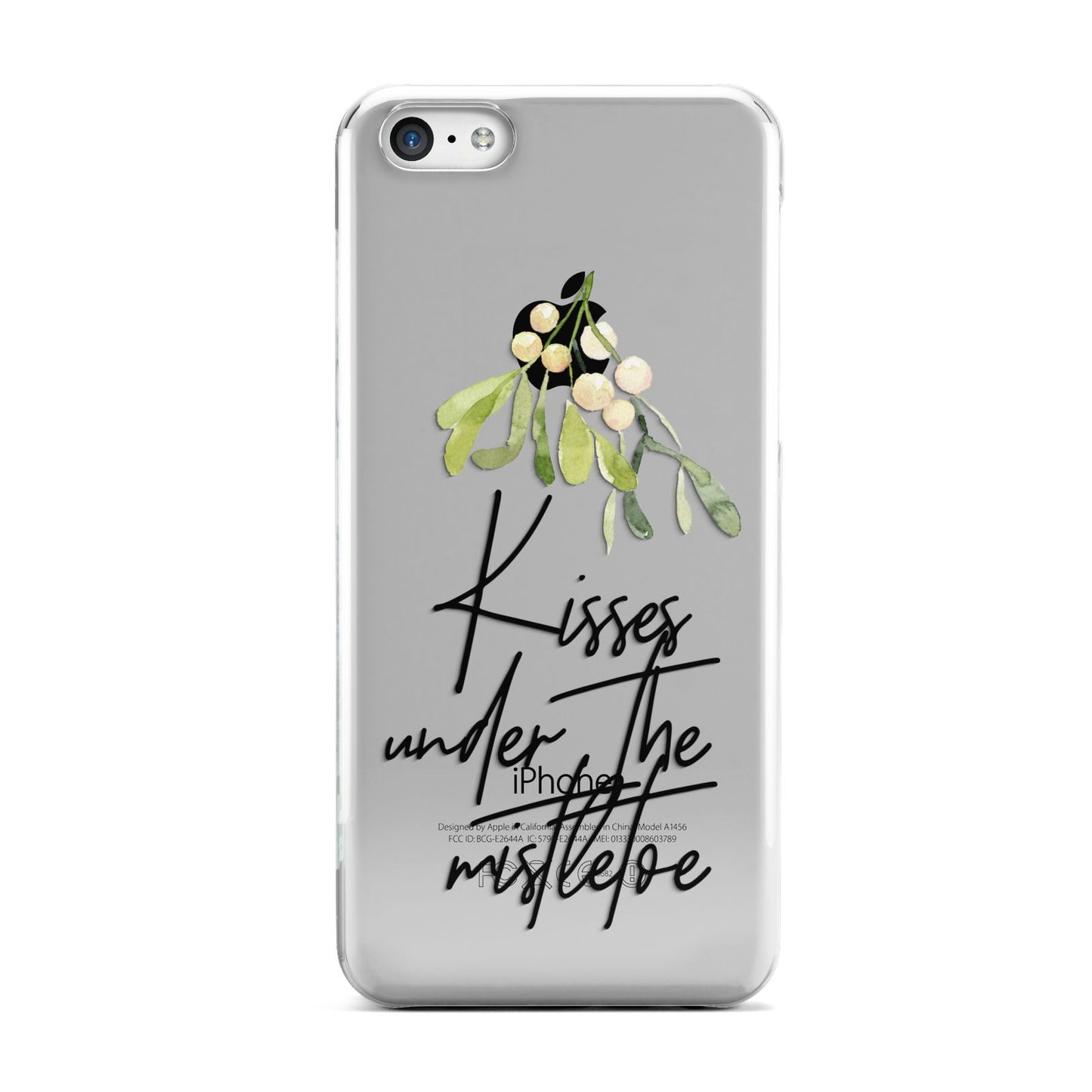 Kisses Under The Mistletoe Apple iPhone 5c Case