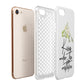 Kisses Under The Mistletoe Apple iPhone 7 8 3D Tough Case Expanded View