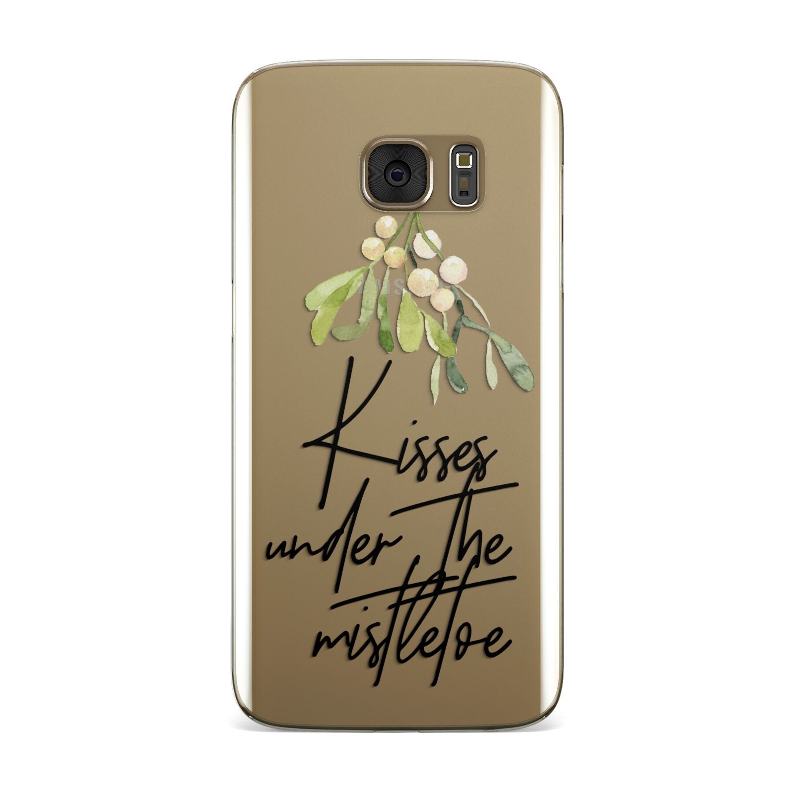 Kisses Under The Mistletoe Samsung Galaxy Case
