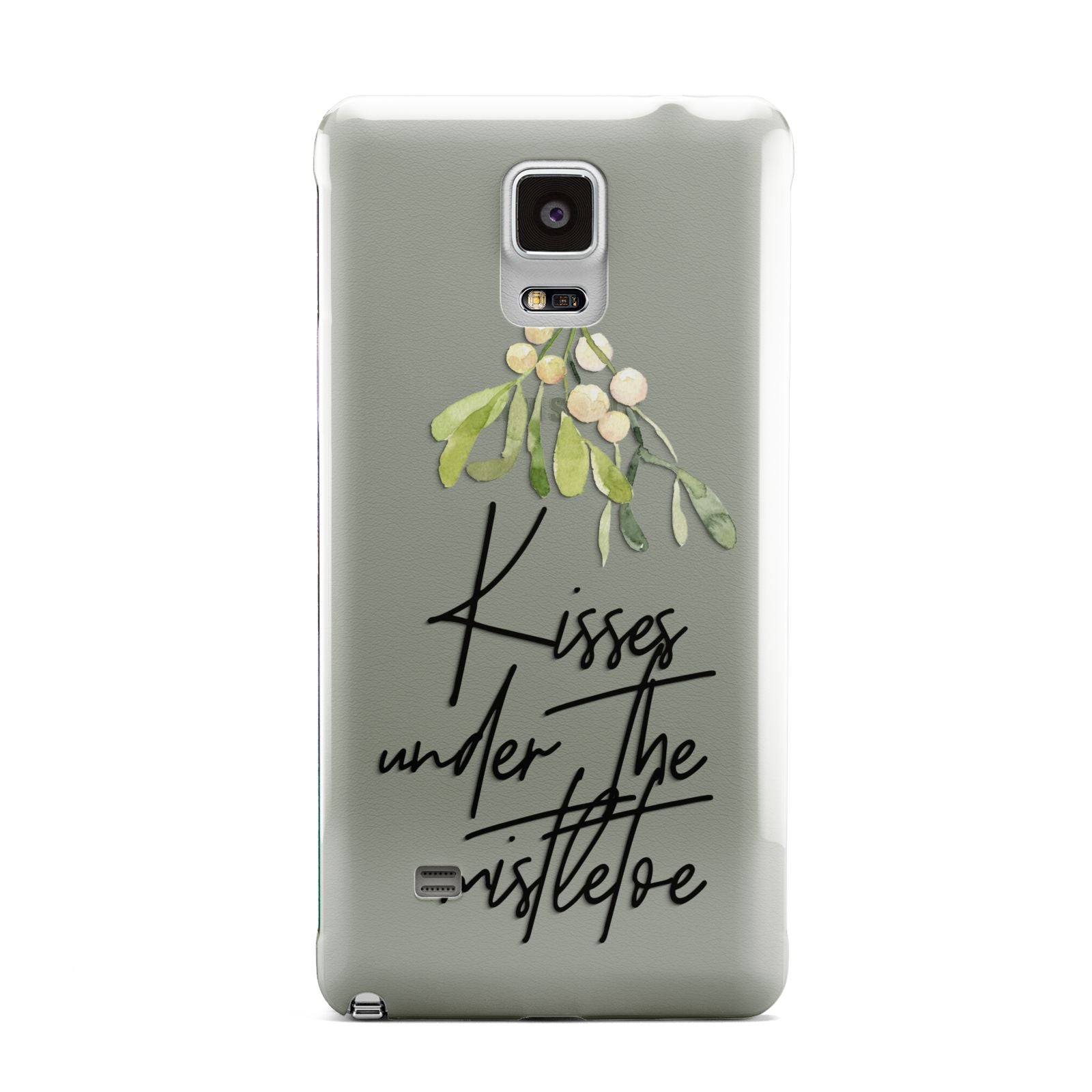 Kisses Under The Mistletoe Samsung Galaxy Note 4 Case