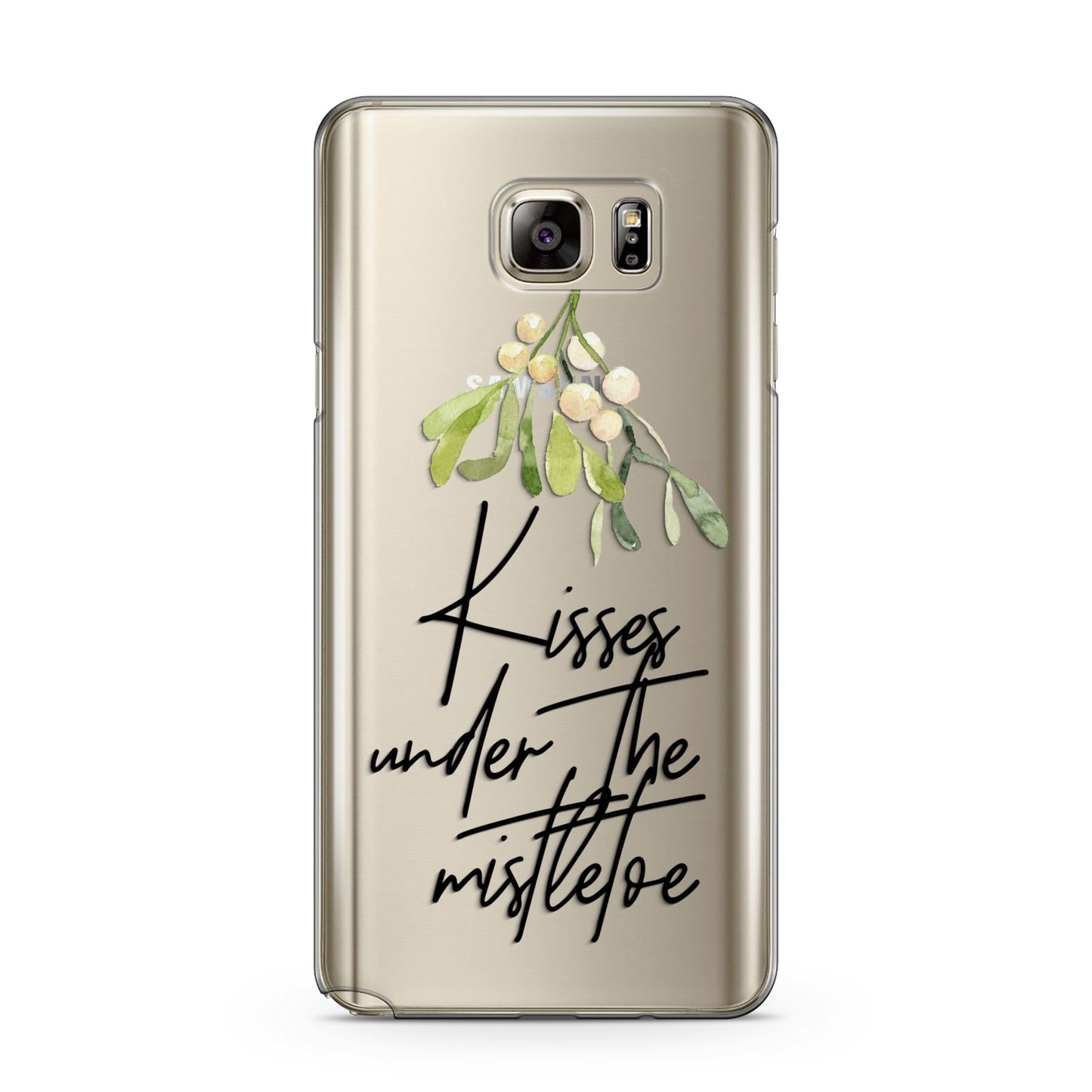 Kisses Under The Mistletoe Samsung Galaxy Note 5 Case