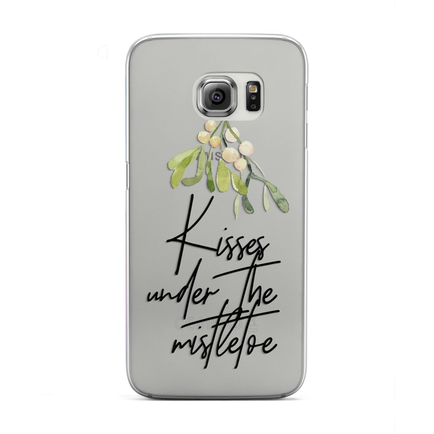 Kisses Under The Mistletoe Samsung Galaxy S6 Edge Case