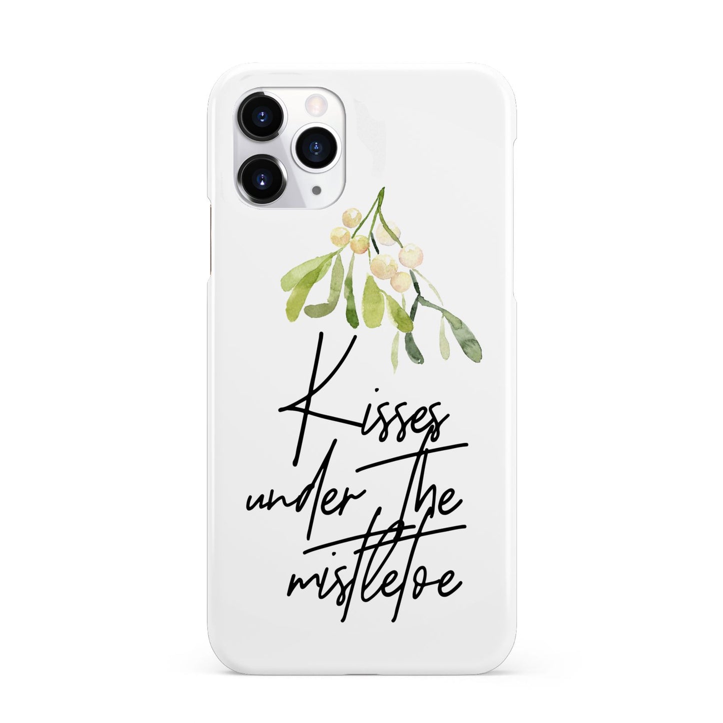 Kisses Under The Mistletoe iPhone 11 Pro 3D Snap Case