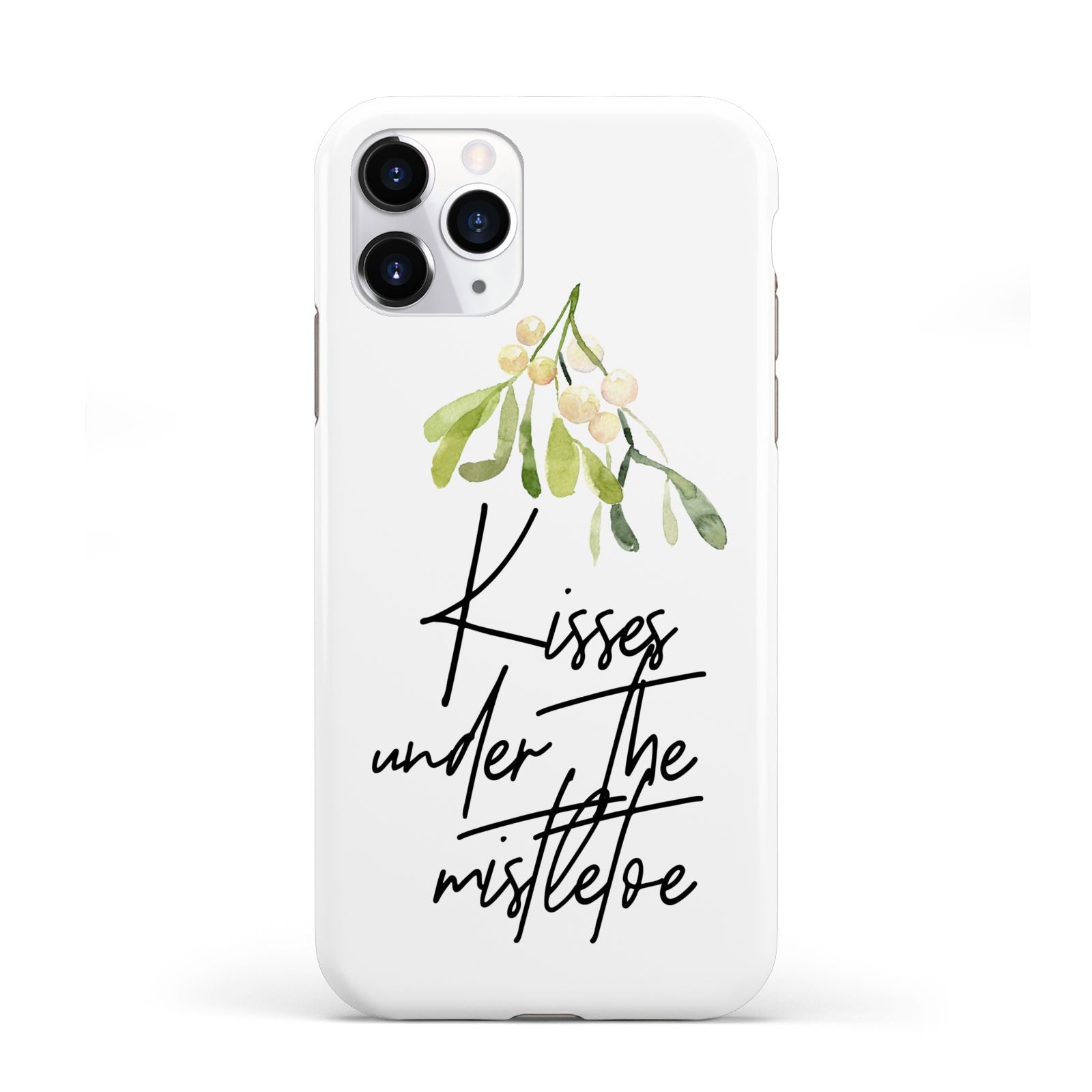 Kisses Under The Mistletoe iPhone 11 Pro 3D Tough Case