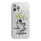 Kisses Under The Mistletoe iPhone 13 Pro Max TPU Impact Case with White Edges