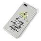 Kisses Under The Mistletoe iPhone 8 Plus Bumper Case on Silver iPhone Alternative Image