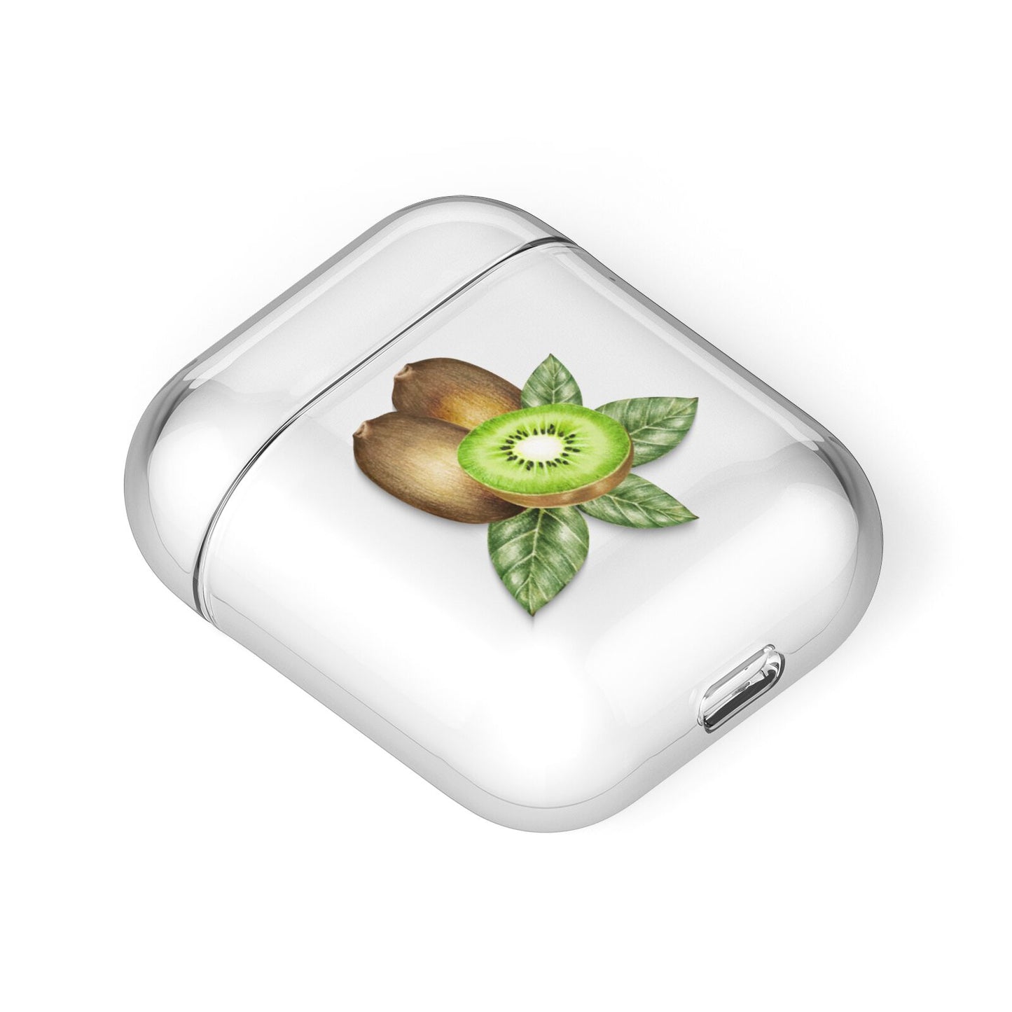 Kiwi Fruit AirPods Case Laid Flat