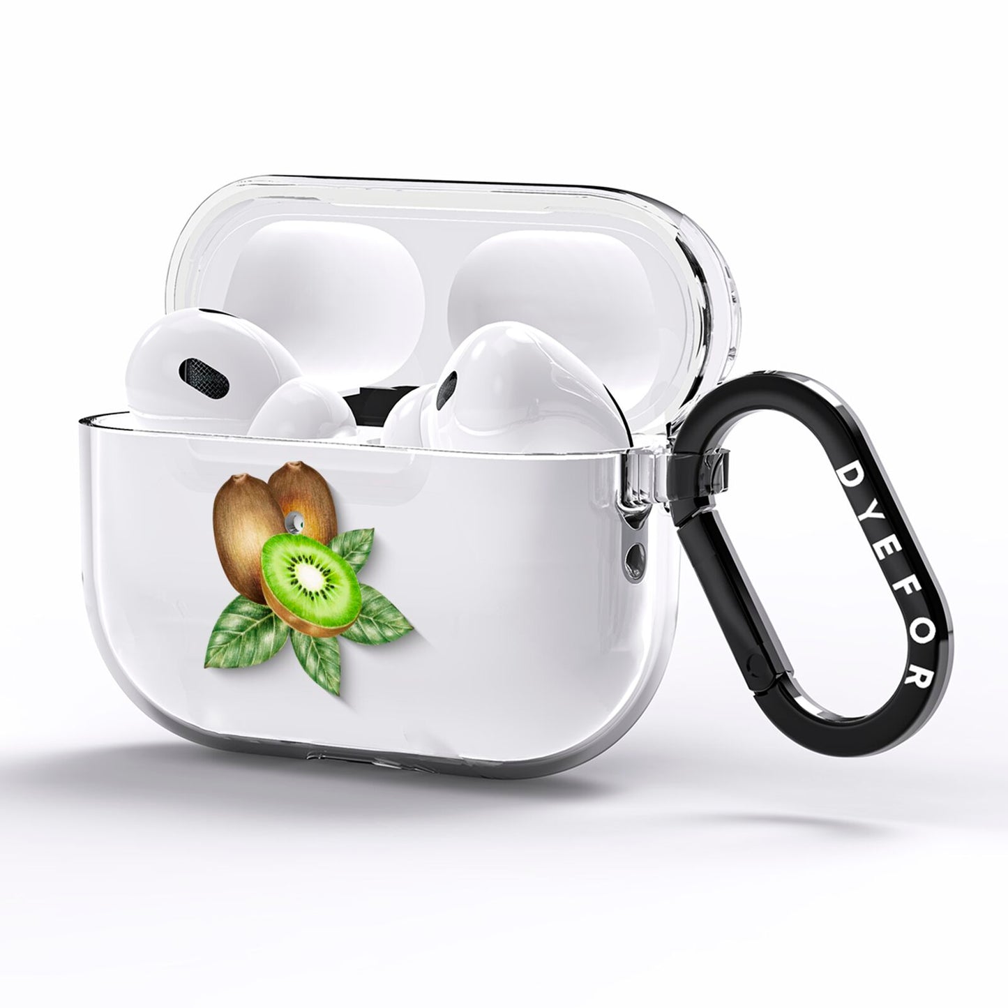 Kiwi Fruit AirPods Pro Clear Case Side Image