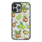 Kiwi Fruit iPhone 13 Pro Max Black Impact Case on Silver phone