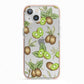 Kiwi Fruit iPhone 13 TPU Impact Case with Pink Edges