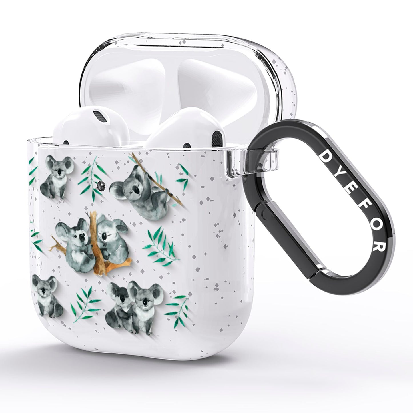 Koala Bear AirPods Glitter Case Side Image