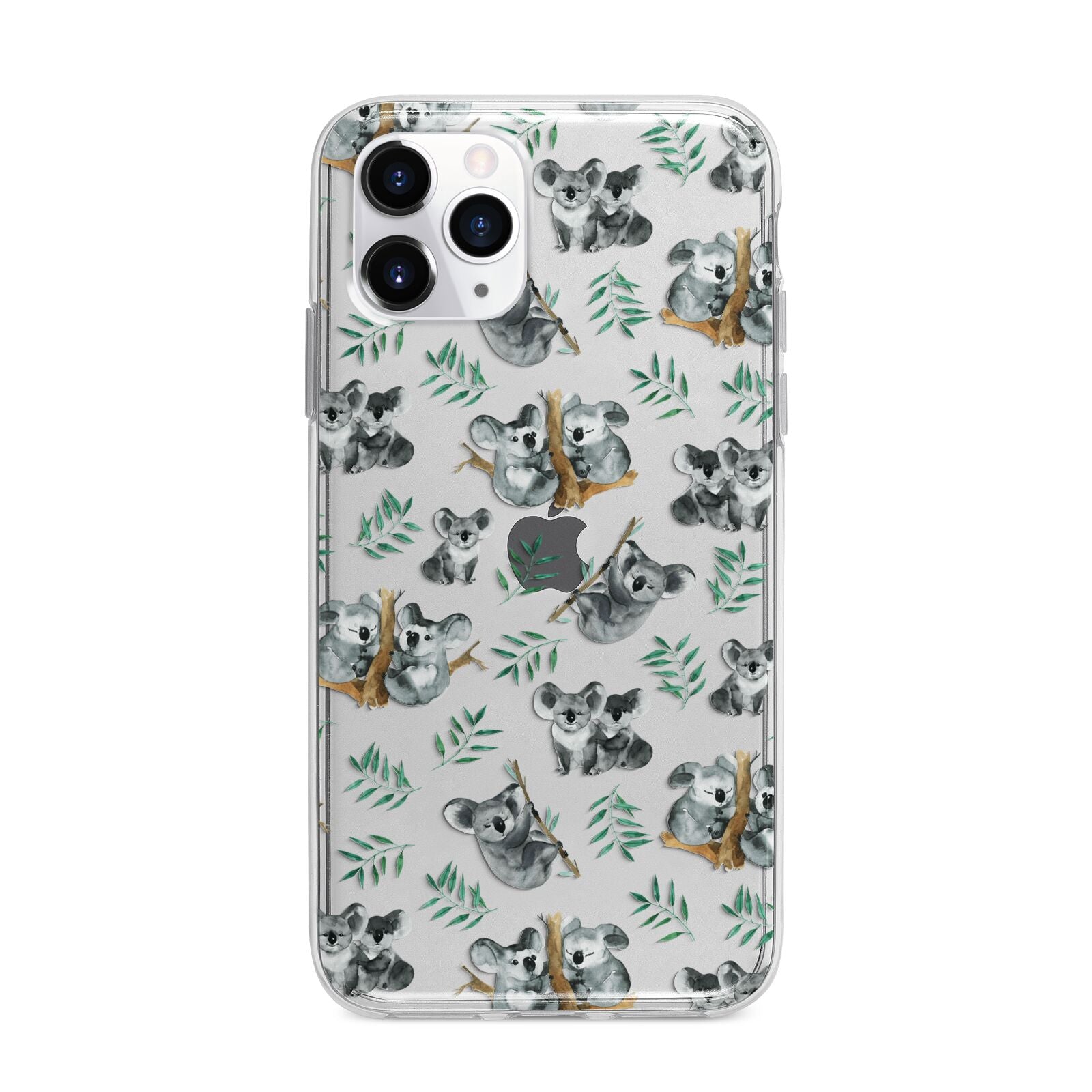 Koala Bear Apple iPhone 11 Pro Max in Silver with Bumper Case