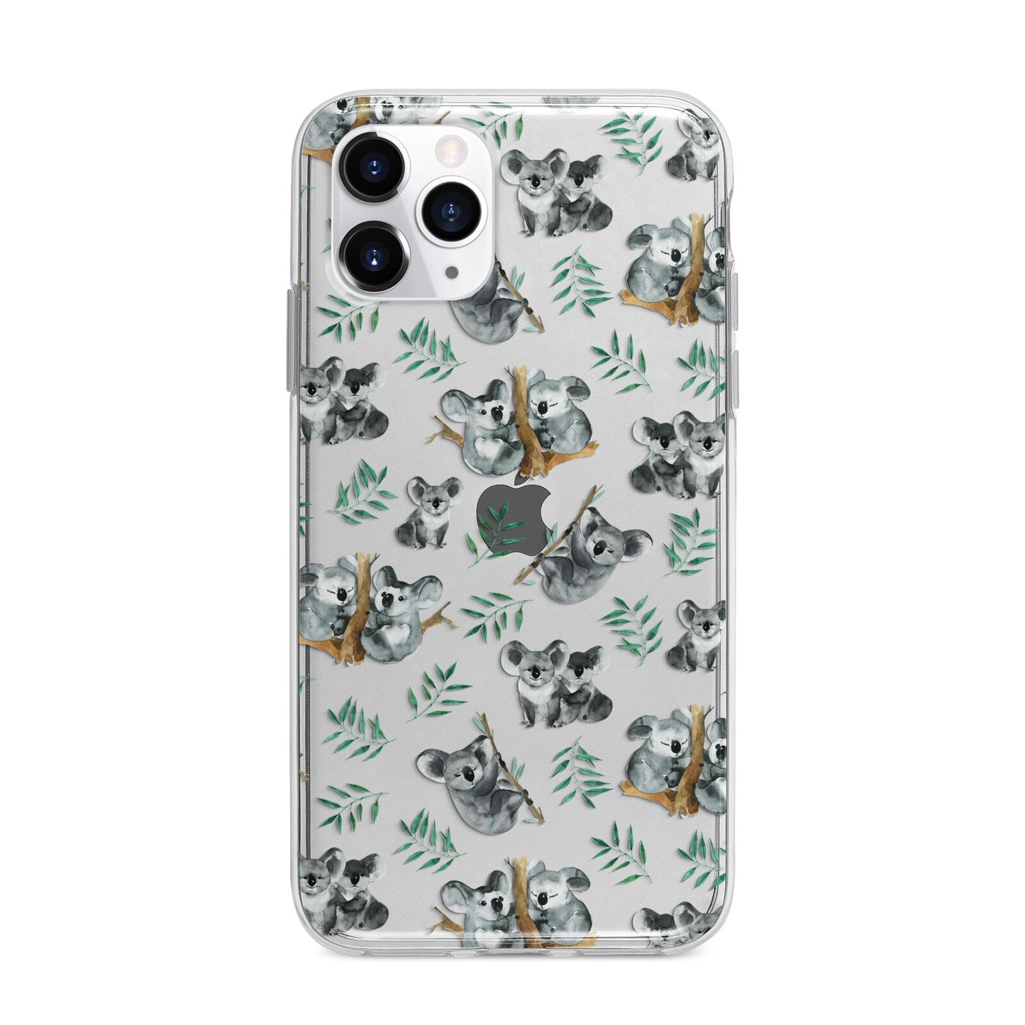 Koala Bear Apple iPhone 11 Pro in Silver with Bumper Case