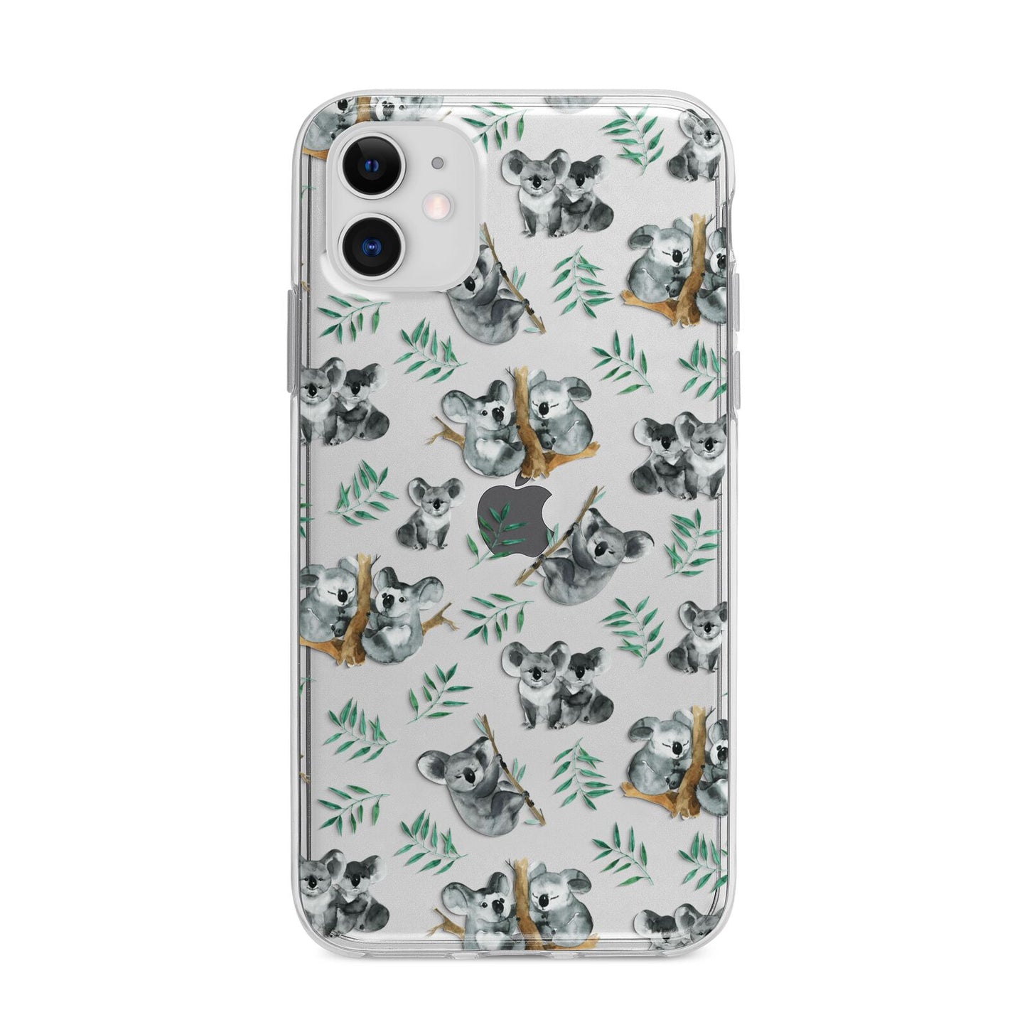 Koala Bear Apple iPhone 11 in White with Bumper Case