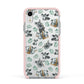 Koala Bear Apple iPhone XR Impact Case Pink Edge on Silver Phone