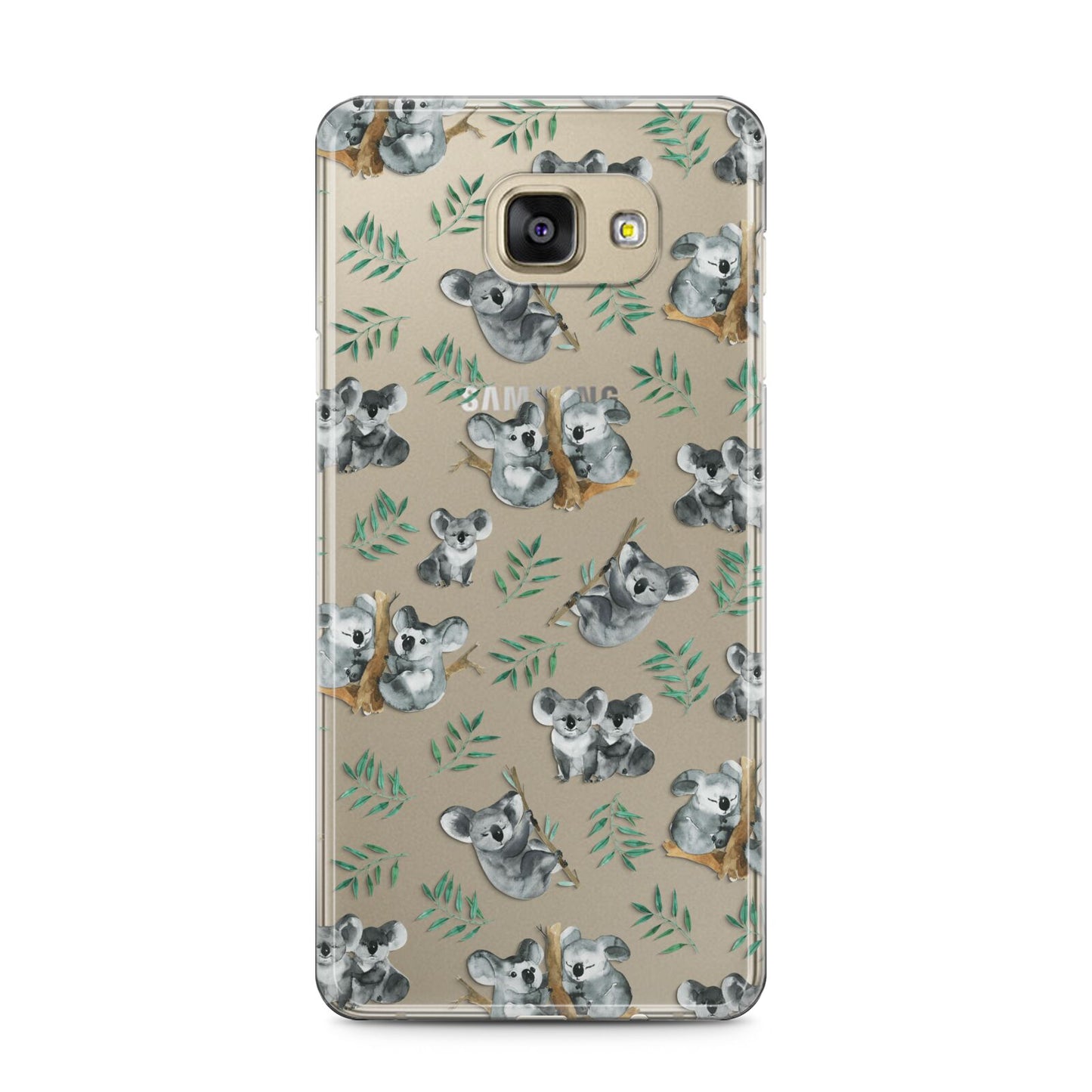 Koala Bear Samsung Galaxy A5 2016 Case on gold phone