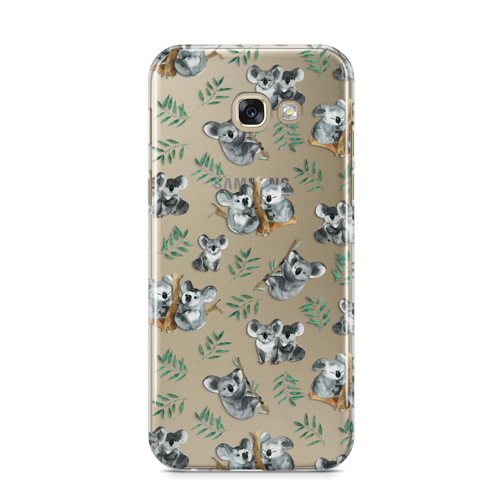 Koala Bear Samsung Galaxy A5 2017 Case on gold phone