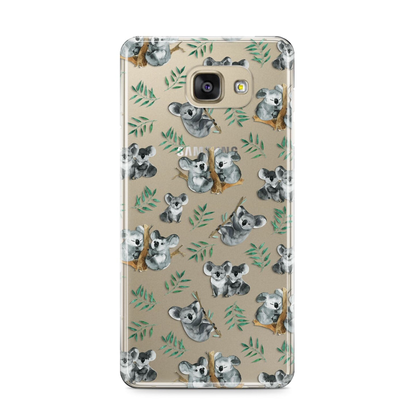 Koala Bear Samsung Galaxy A9 2016 Case on gold phone