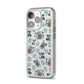 Koala Bear iPhone 14 Pro Glitter Tough Case Silver Angled Image