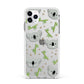 Koala Faces with Transparent Background Apple iPhone 11 Pro Max in Silver with White Impact Case