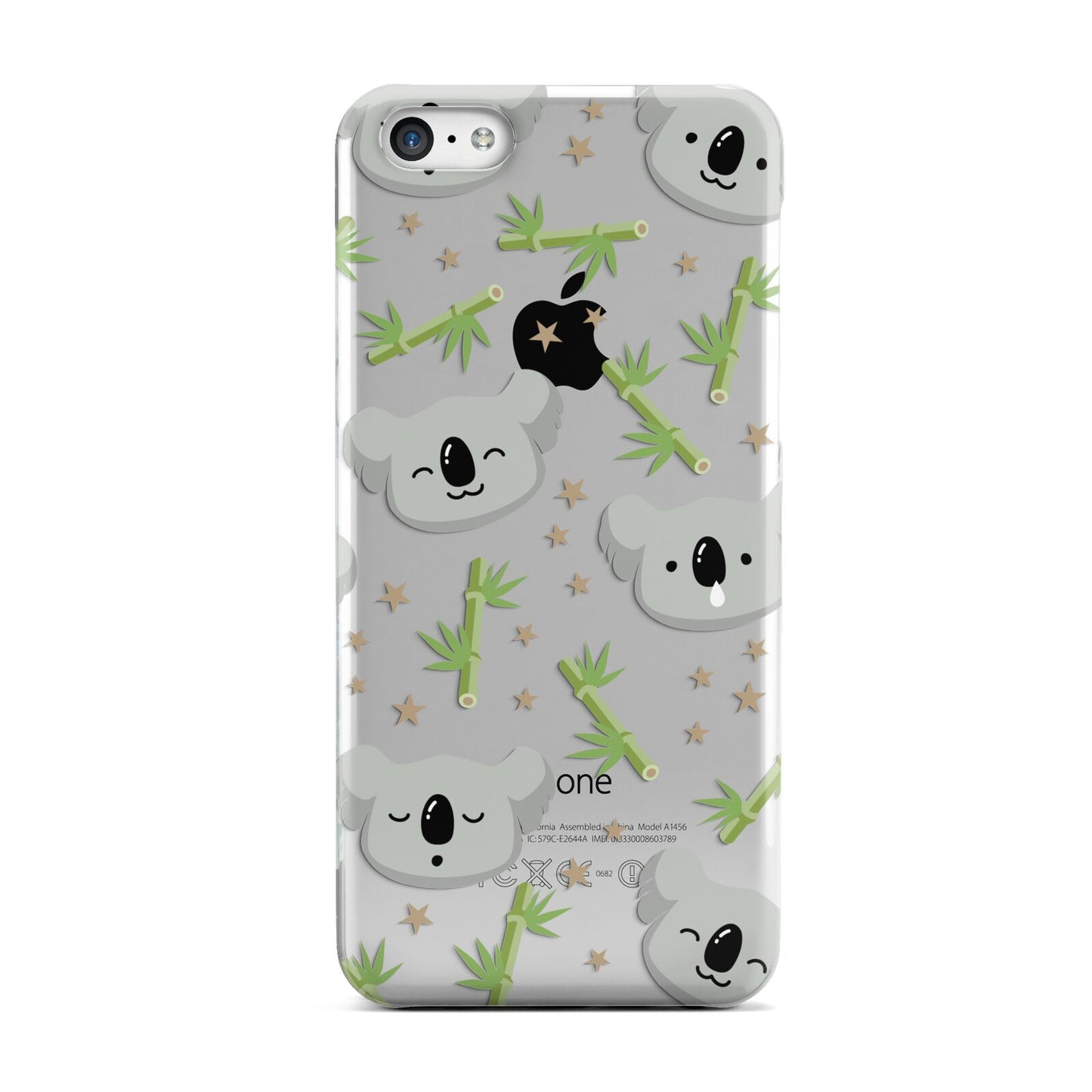 Koala Faces with Transparent Background Apple iPhone 5c Case