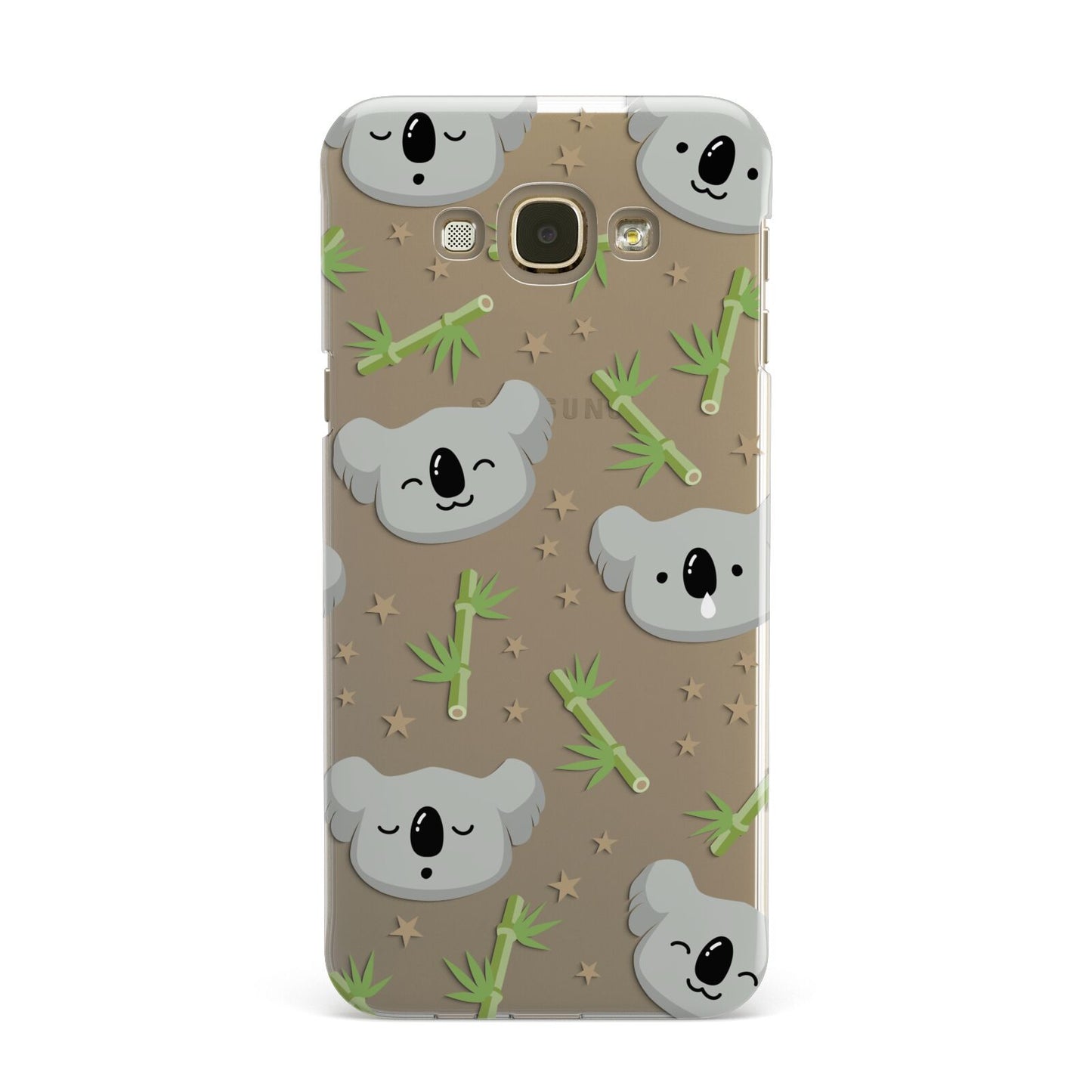 Koala Faces with Transparent Background Samsung Galaxy A8 Case
