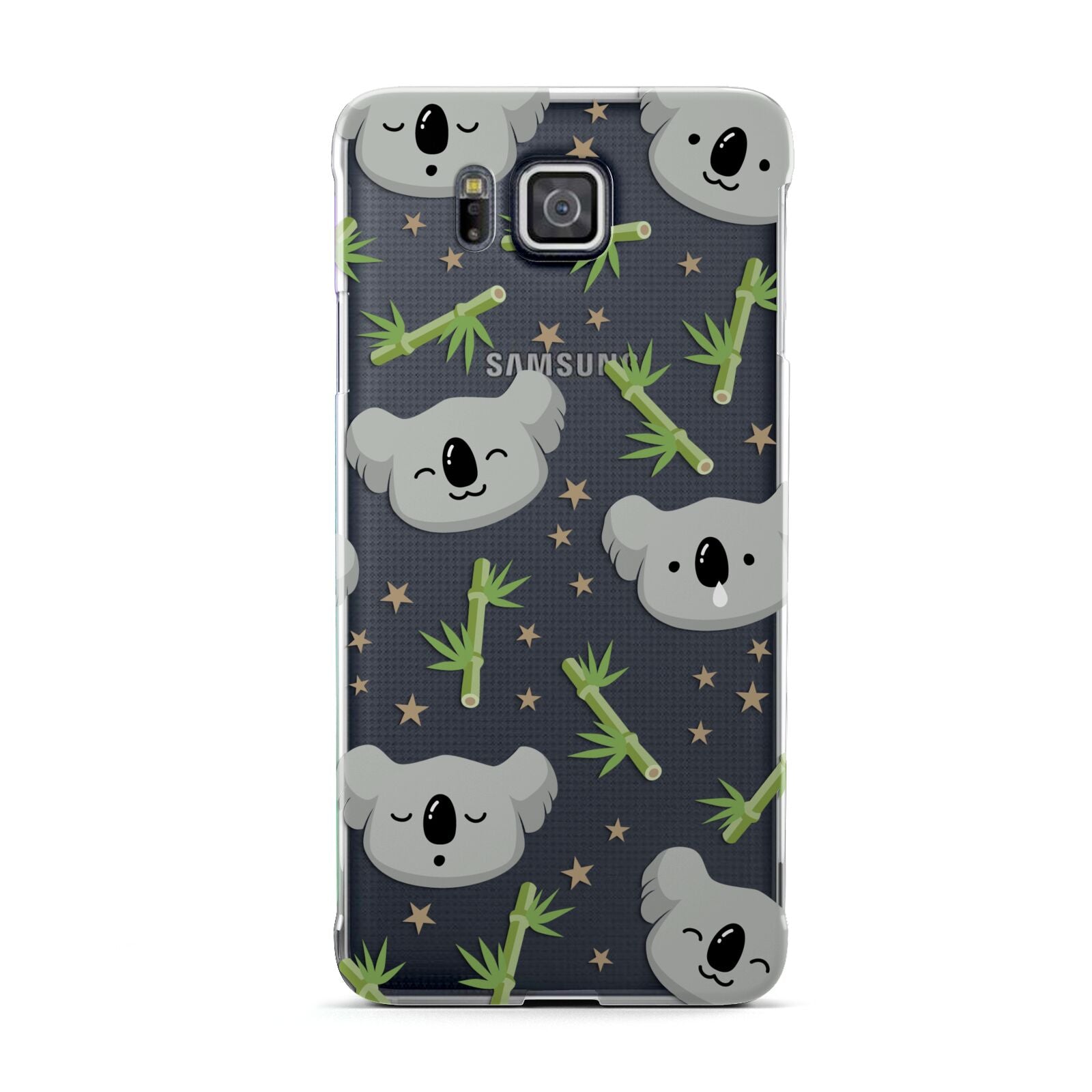 Koala Faces with Transparent Background Samsung Galaxy Alpha Case