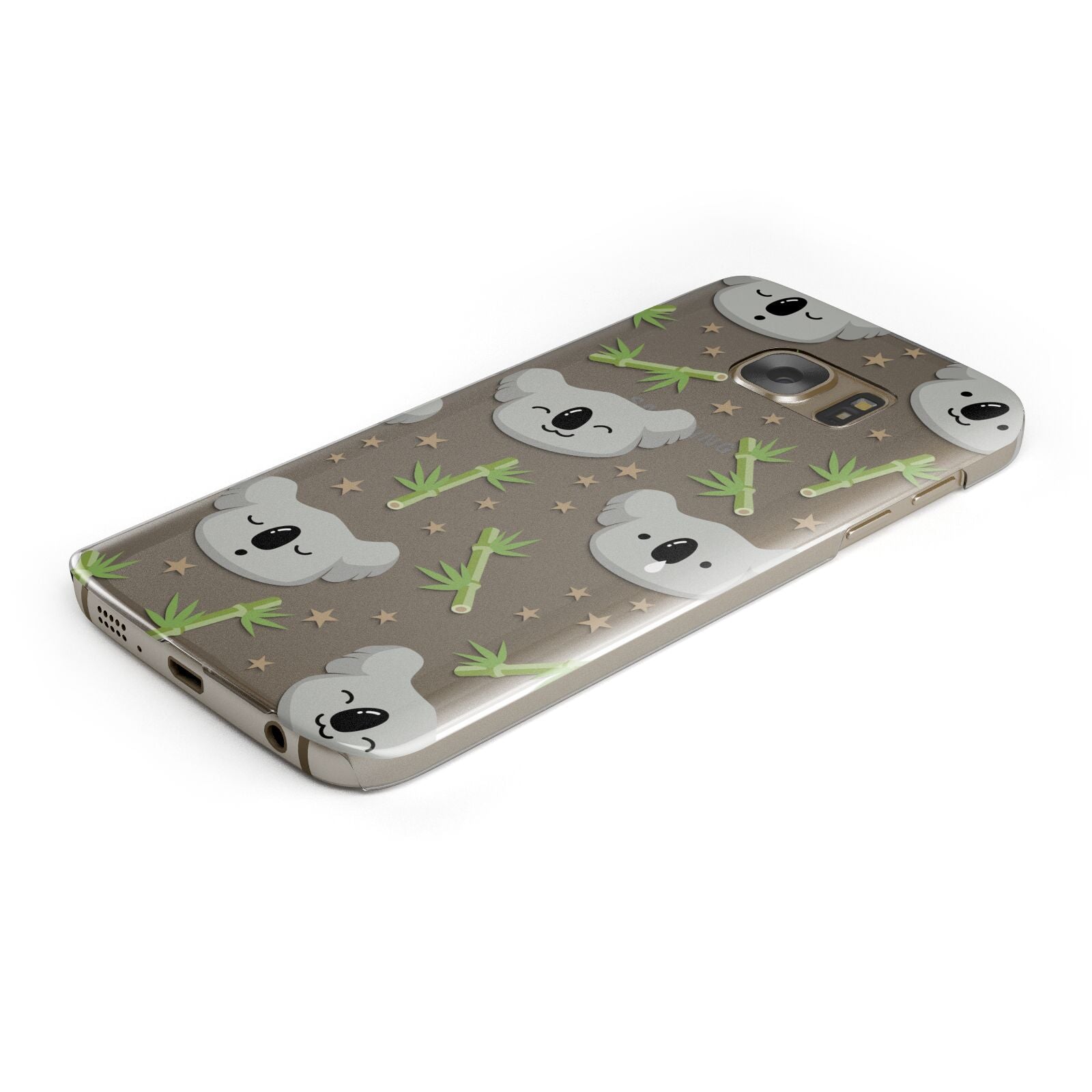 Koala Faces with Transparent Background Samsung Galaxy Case Bottom Cutout