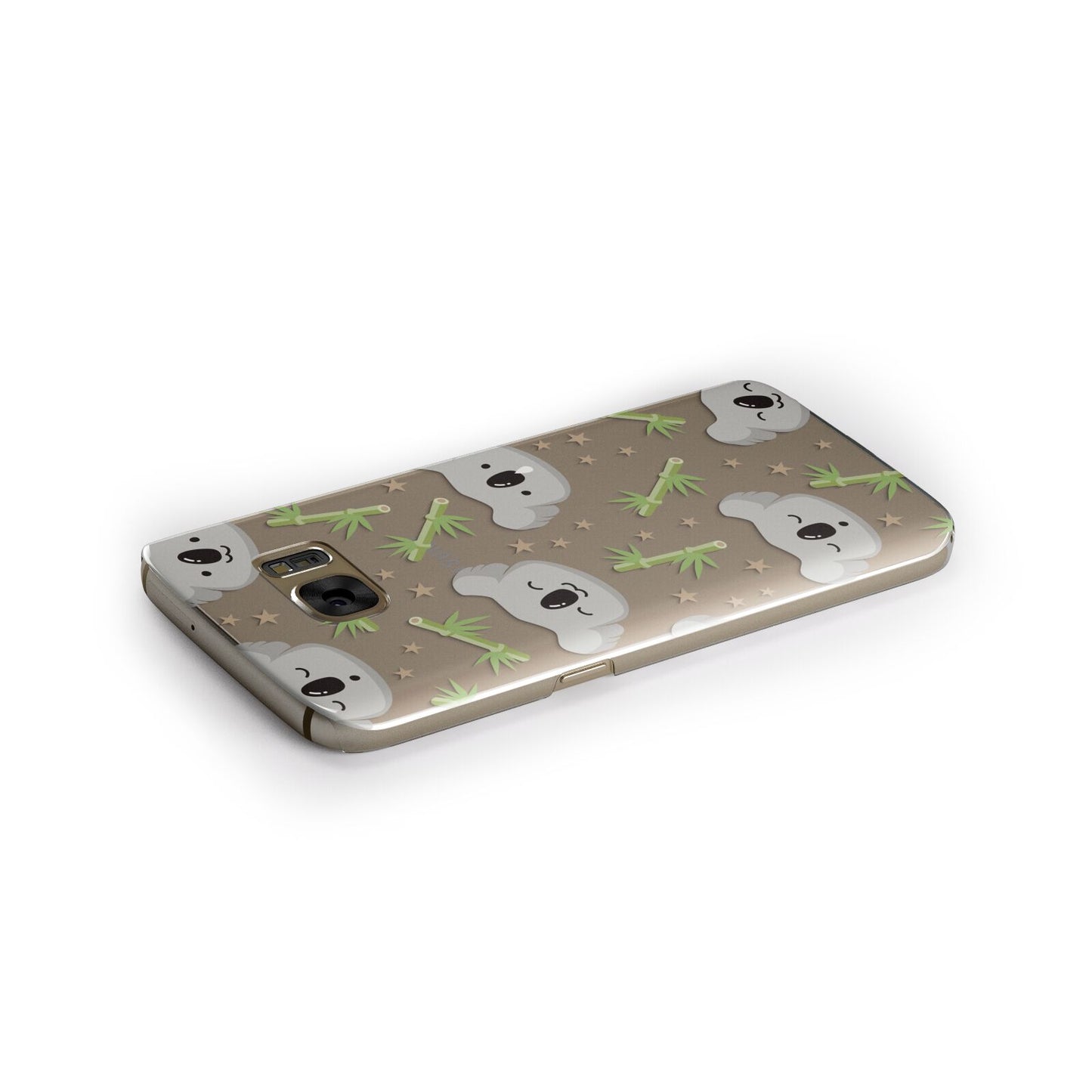 Koala Faces with Transparent Background Samsung Galaxy Case Side Close Up