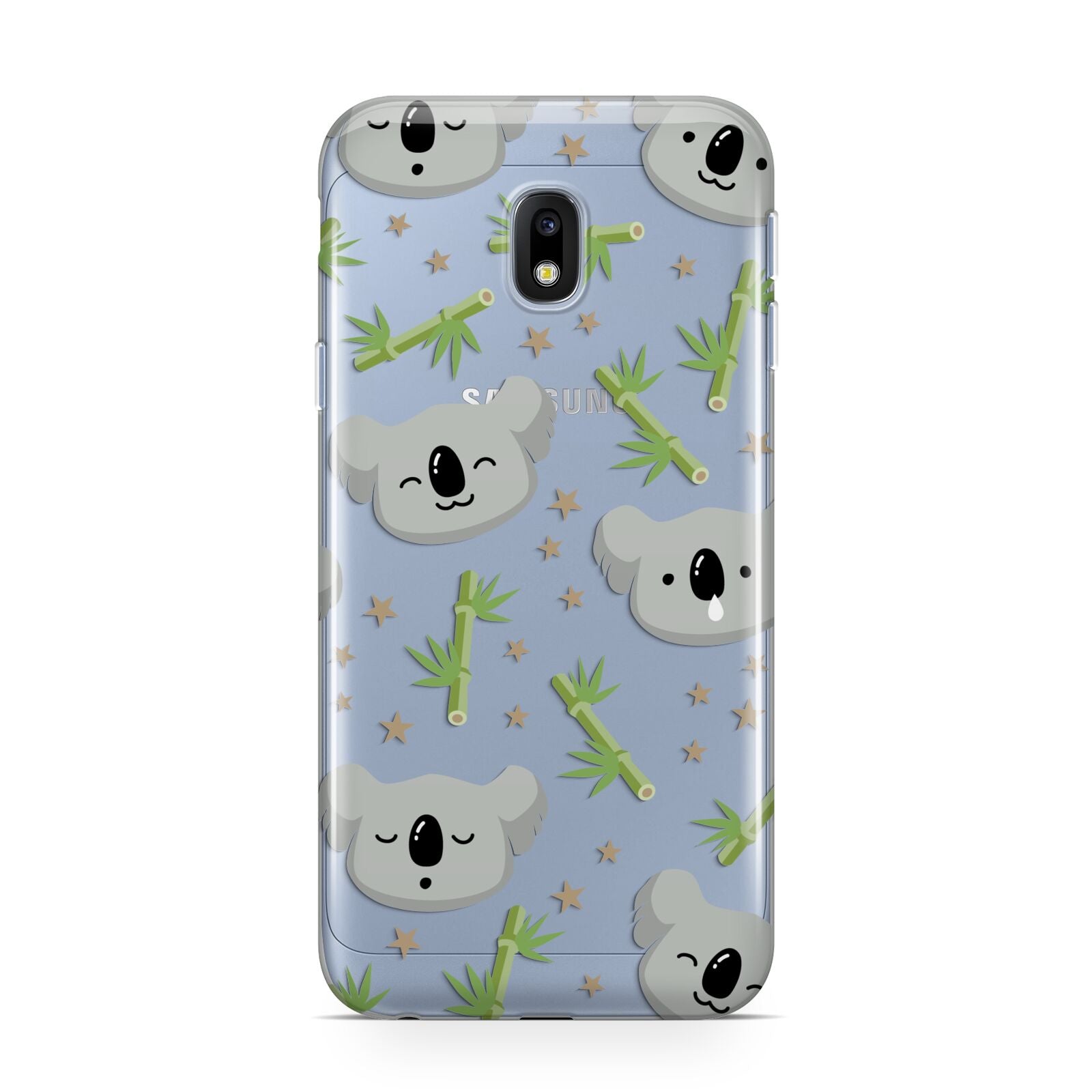 Koala Faces with Transparent Background Samsung Galaxy J3 2017 Case