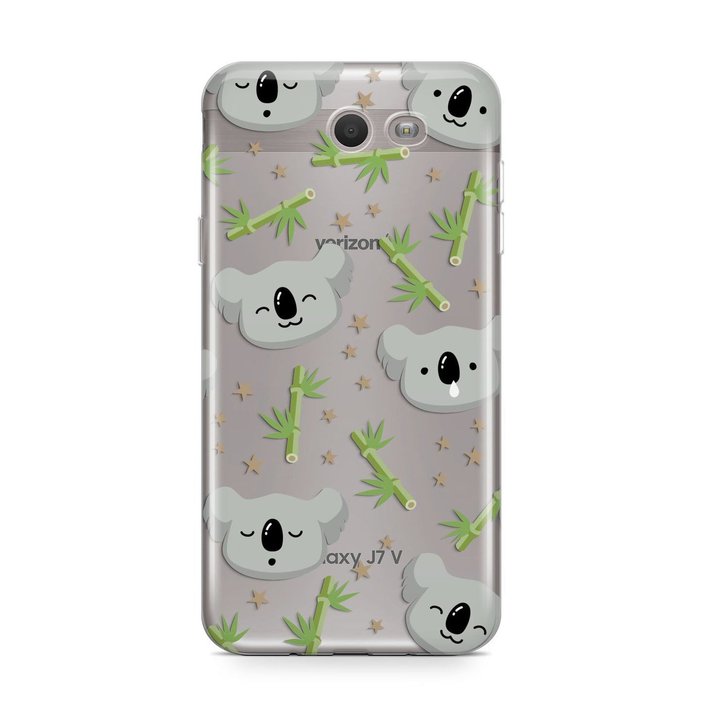 Koala Faces with Transparent Background Samsung Galaxy J7 2017 Case